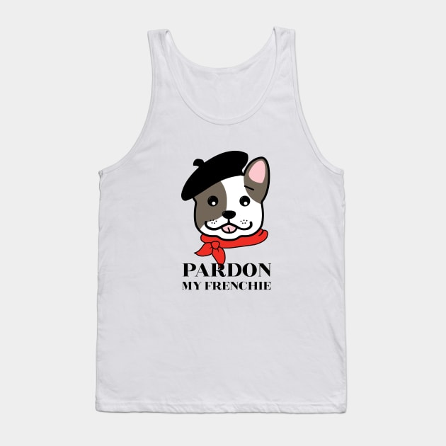 Pardon My Frenchie French Bulldog Tank Top by KevinWillms1